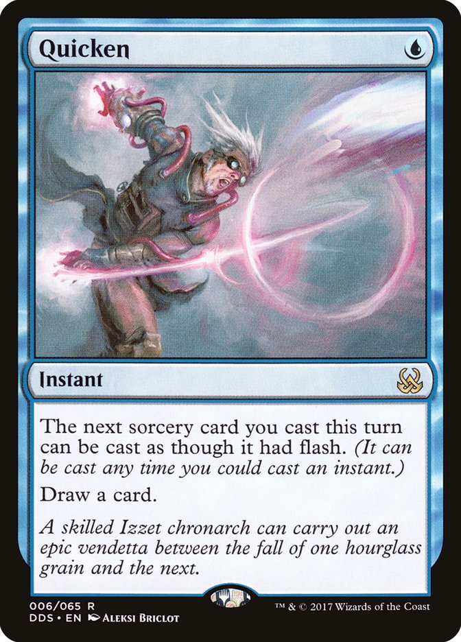 Quicken [Duel Decks: Mind vs. Might] | Black Swamp Games