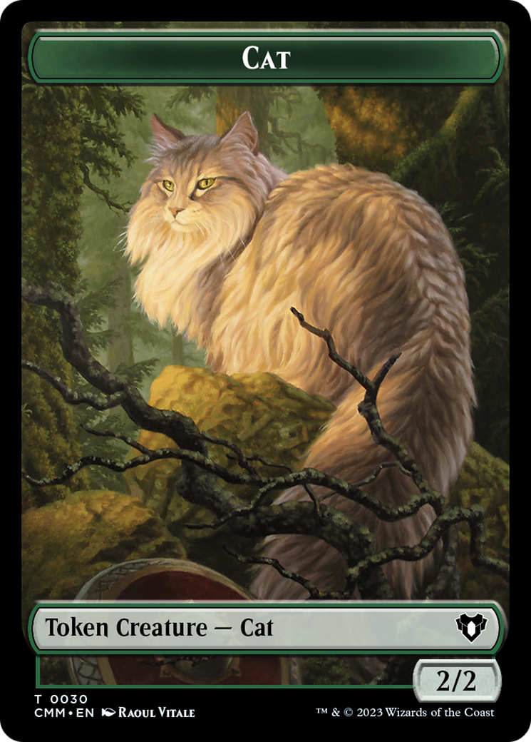 Cat Token (30) [Commander Masters Tokens] | Black Swamp Games