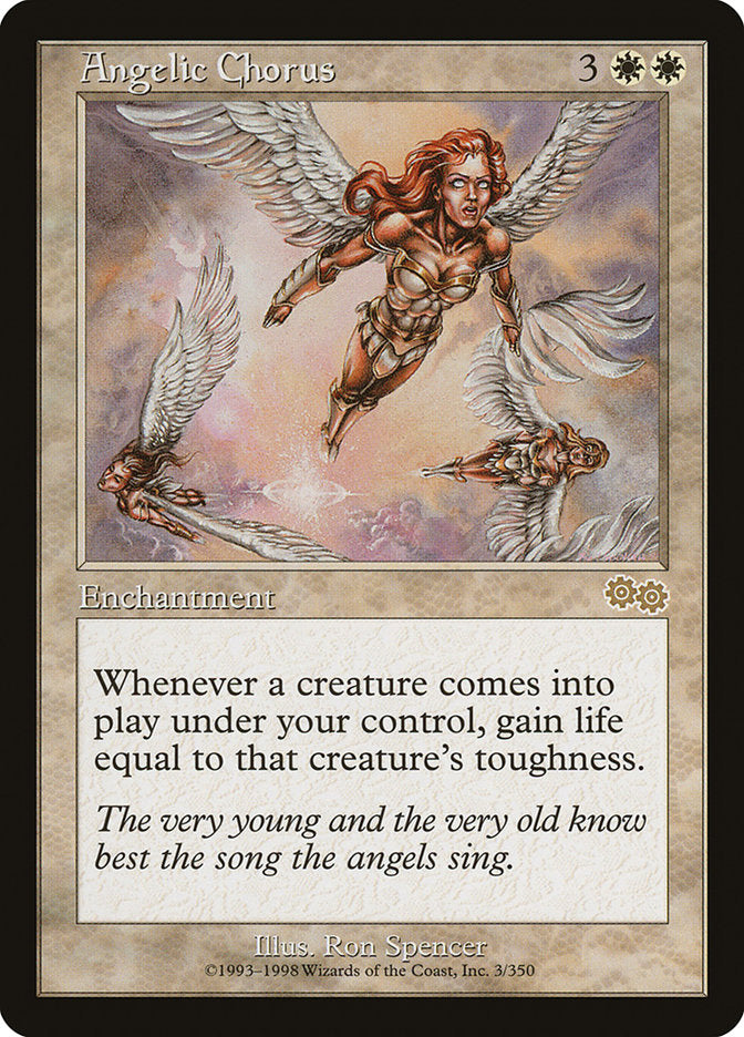 Angelic Chorus [Urza's Saga] | Black Swamp Games