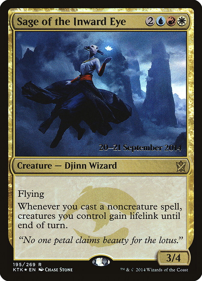 Sage of the Inward Eye [Khans of Tarkir Prerelease Promos] | Black Swamp Games