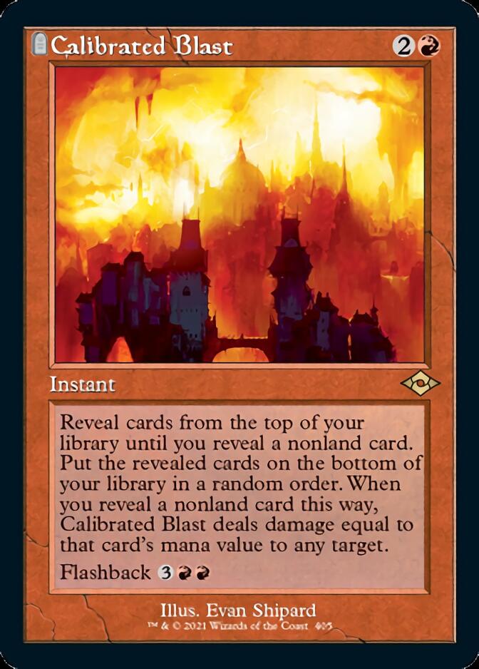 Calibrated Blast (Retro) [Modern Horizons 2] | Black Swamp Games