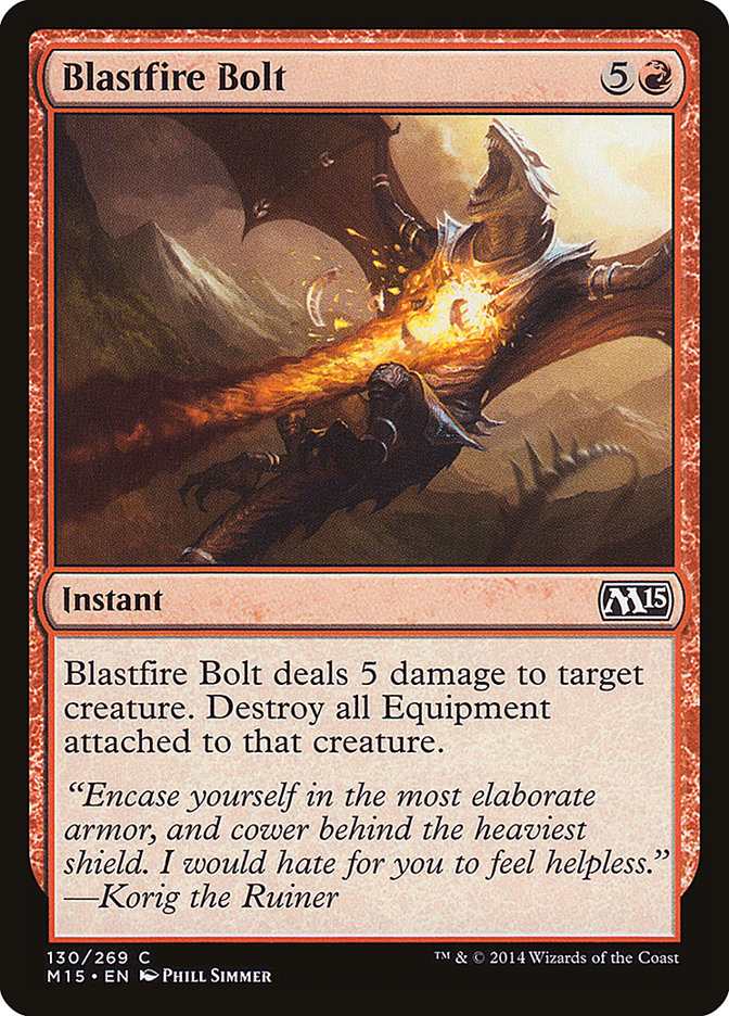 Blastfire Bolt [Magic 2015] | Black Swamp Games