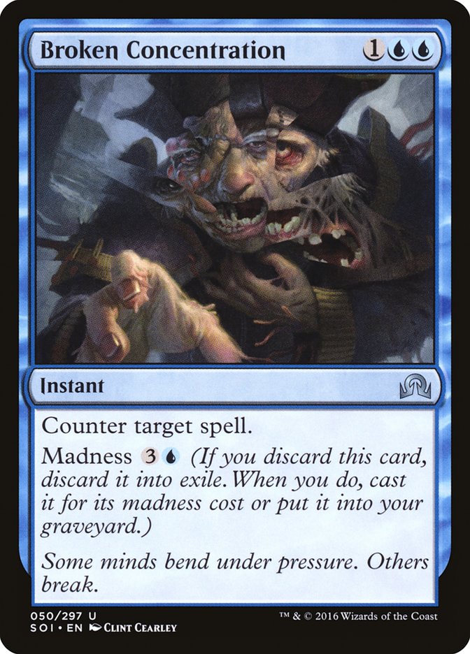 Broken Concentration [Shadows over Innistrad] | Black Swamp Games