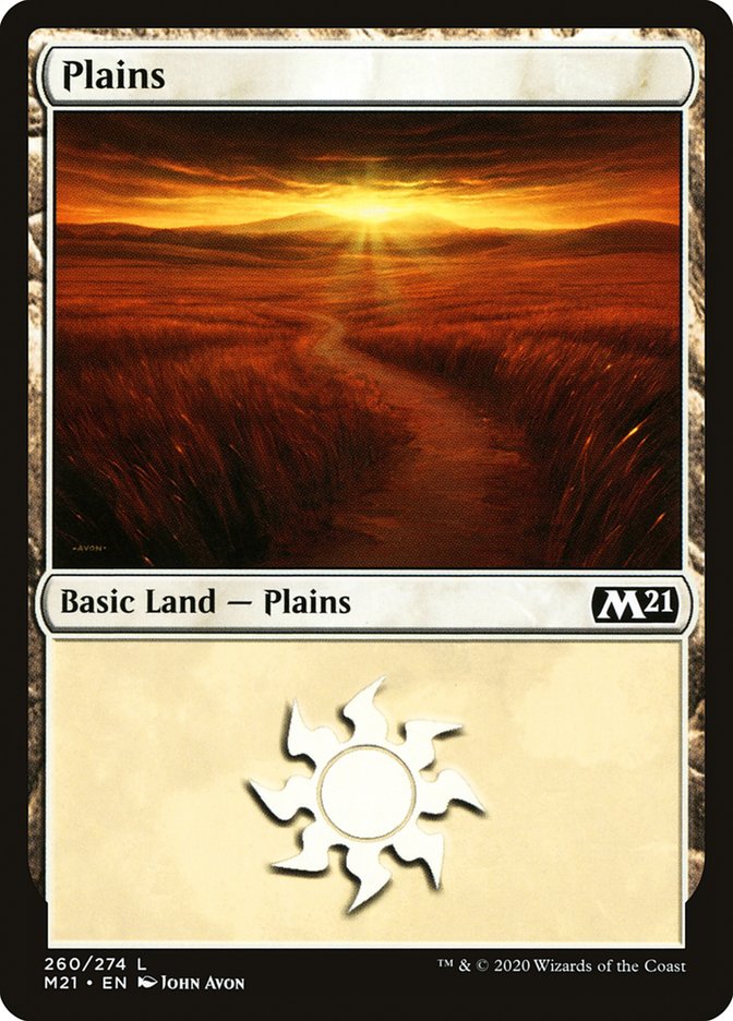 Plains (260) [Core Set 2021] | Black Swamp Games