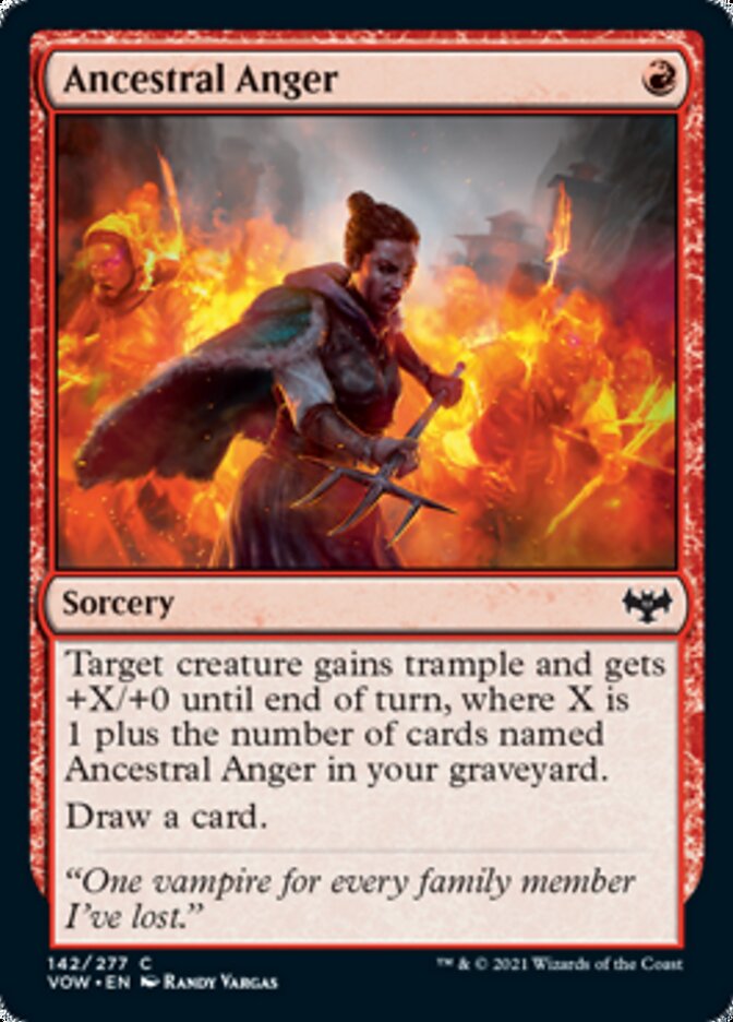 Ancestral Anger [Innistrad: Crimson Vow] | Black Swamp Games