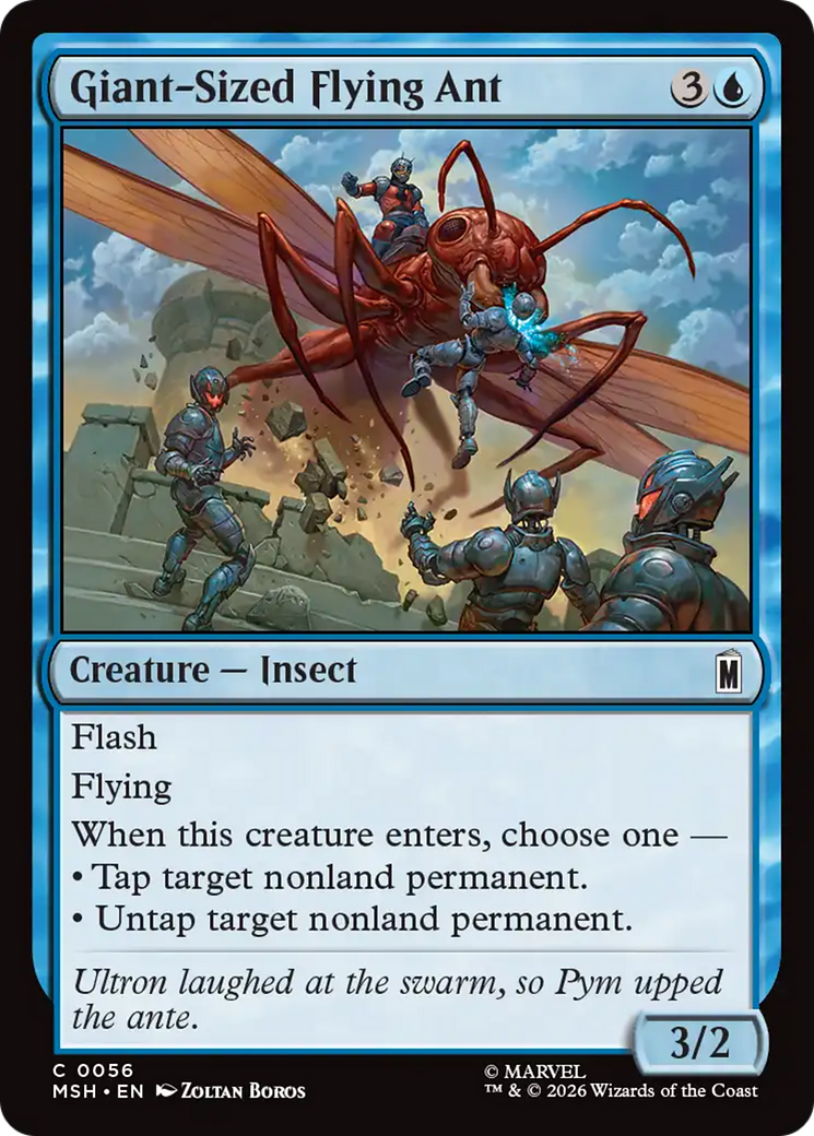 Giant-Sized Flying Ant [Marvel Super Heroes] | Black Swamp Games