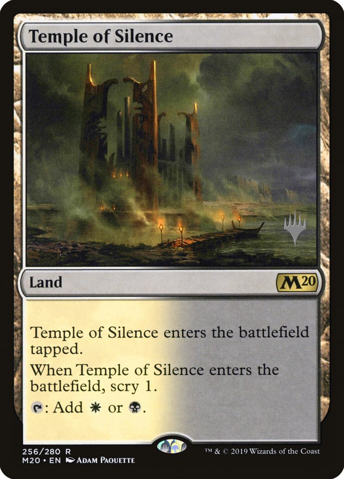 Temple of Silence (Promo Pack) [Core Set 2020 Promos] | Black Swamp Games