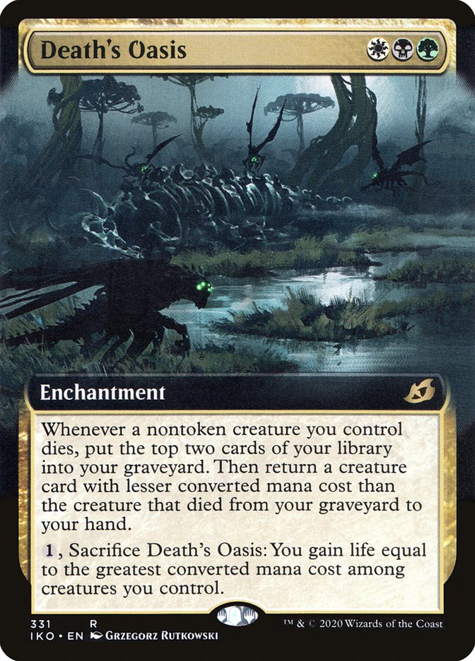 Death's Oasis (Extended Art) [Ikoria: Lair of Behemoths] | Black Swamp Games