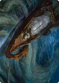 Funeral Longboat Art Card [Kaldheim Art Series] | Black Swamp Games