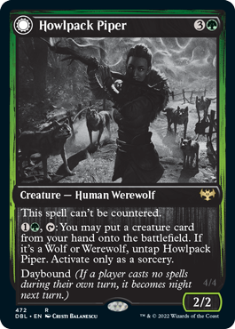 Howlpack Piper // Wildsong Howler [Innistrad: Double Feature] | Black Swamp Games