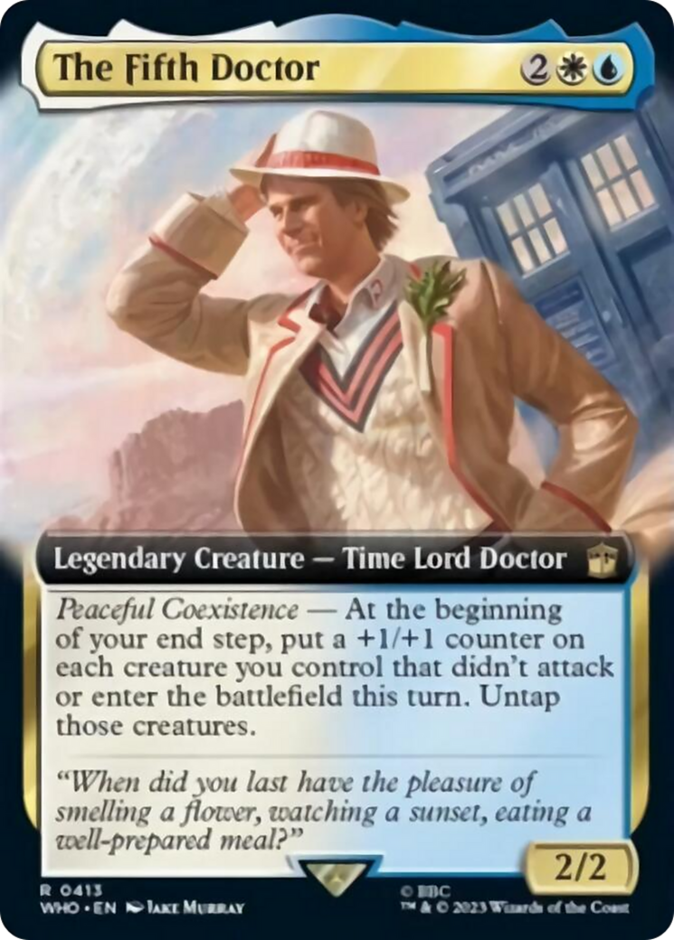 The Fifth Doctor (Extended Art) [Doctor Who] | Black Swamp Games