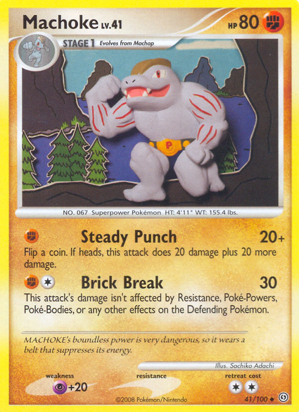 Machoke (41/100) [Diamond & Pearl: Stormfront] | Black Swamp Games