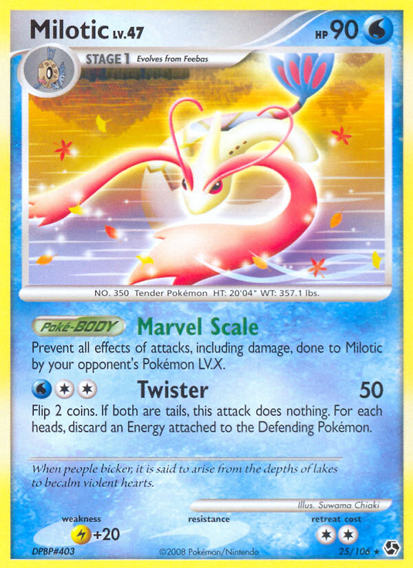 Milotic (25/106) [Diamond & Pearl: Great Encounters] | Black Swamp Games