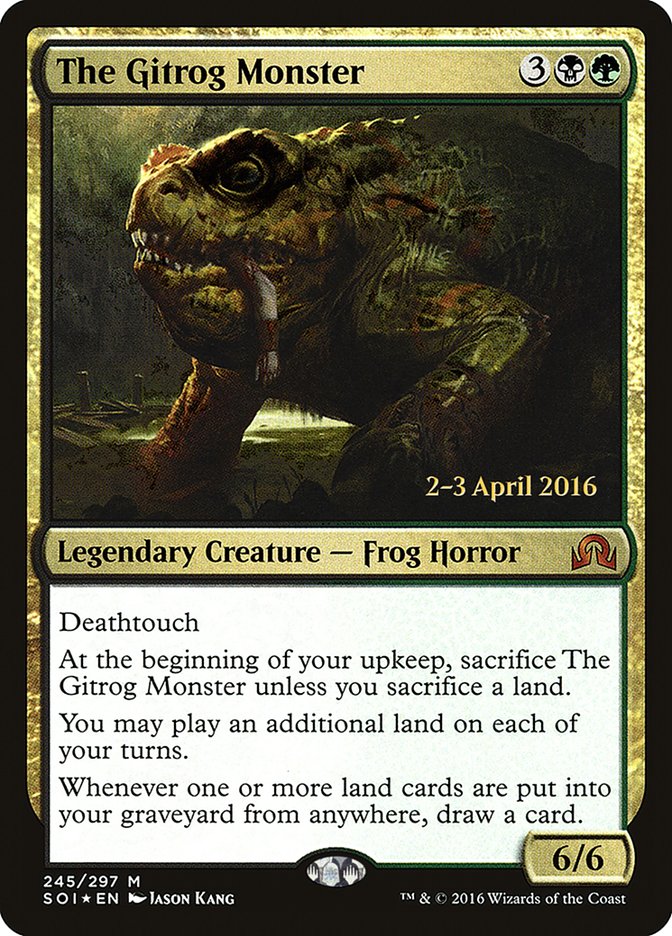 The Gitrog Monster [Shadows over Innistrad Prerelease Promos] | Black Swamp Games