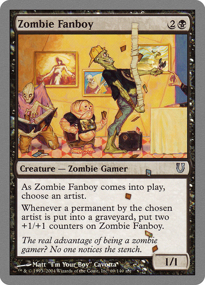 Zombie Fanboy [Unhinged] | Black Swamp Games