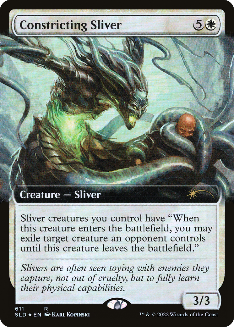 Constricting Sliver (Extended Art) [Secret Lair Drop Promos] | Black Swamp Games