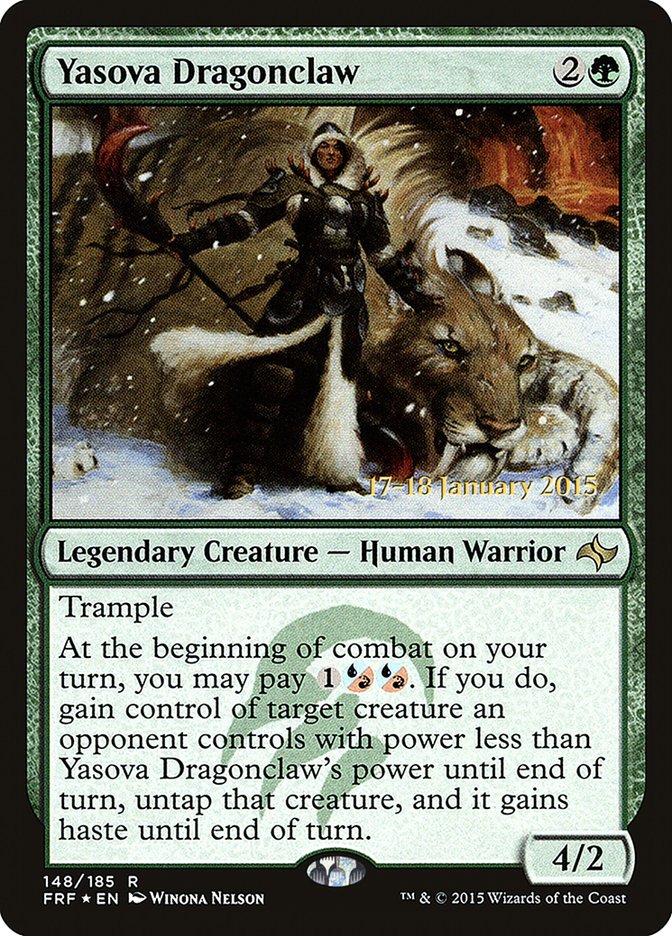 Yasova Dragonclaw [Fate Reforged Prerelease Promos] | Black Swamp Games