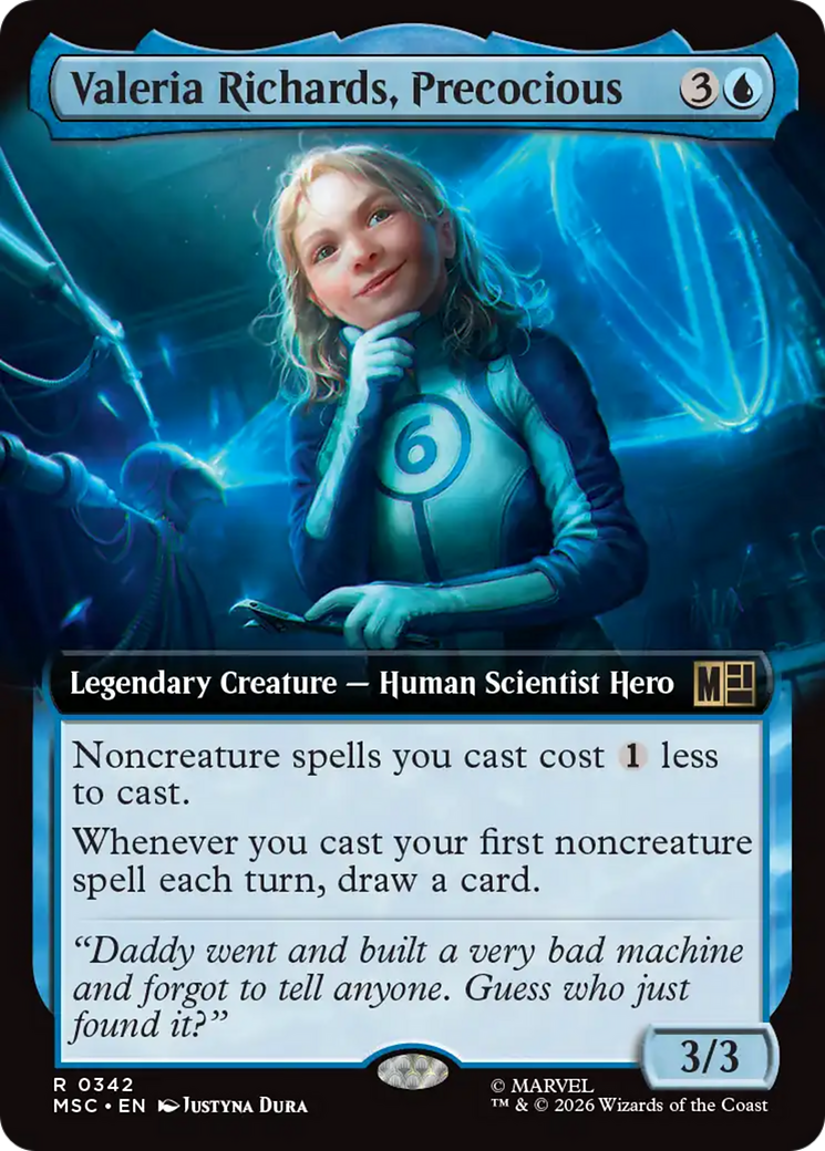 Valeria Richards, Precocious (Extended Art) [Marvel Super Heroes Commander] | Black Swamp Games