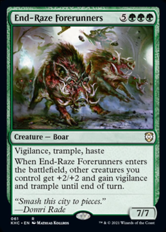 End-Raze Forerunners [Kaldheim Commander] | Black Swamp Games