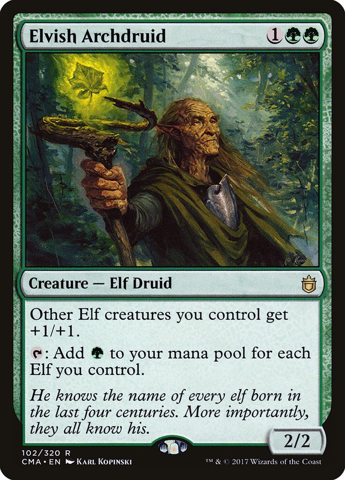 Elvish Archdruid [Commander Anthology] | Black Swamp Games