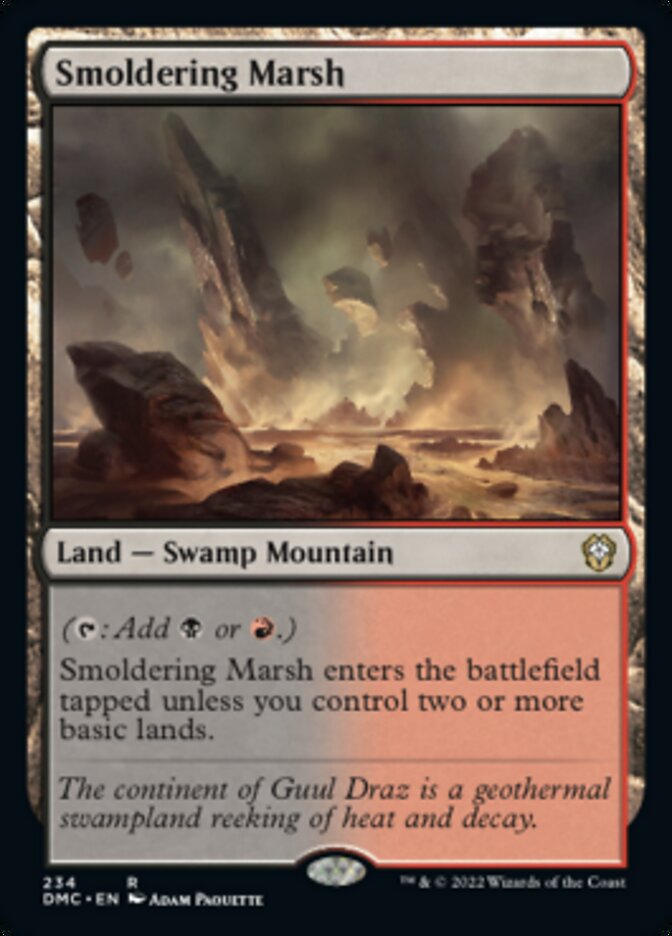 Smoldering Marsh [Dominaria United Commander] | Black Swamp Games