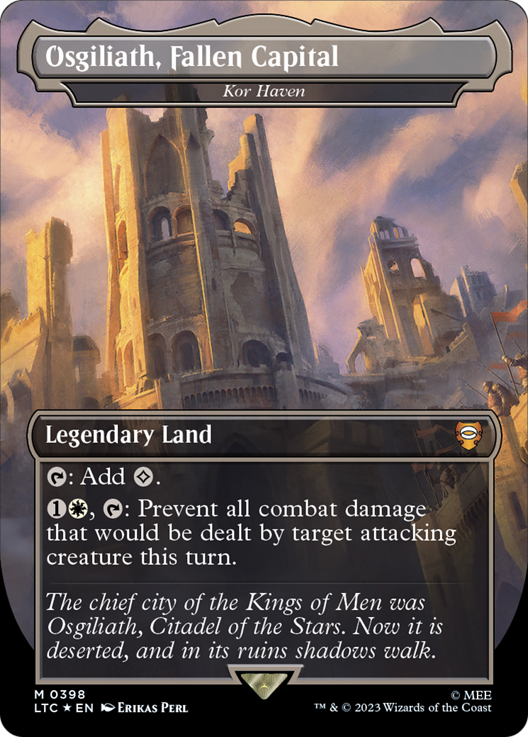 Osgiliath, Fallen Capital - Kor Haven (Surge Foil Realms and Relics) [The Lord of the Rings: Tales of Middle-Earth Commander] | Black Swamp Games