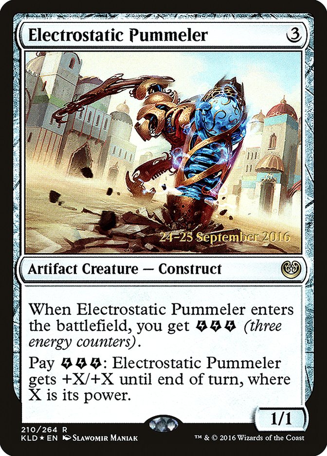 Electrostatic Pummeler [Kaladesh Prerelease Promos] | Black Swamp Games