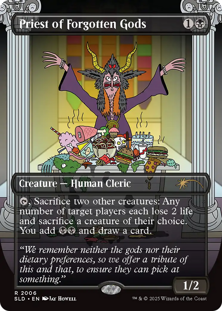 Priest of Forgotten Gods (Rainbow Foil) [Secret Lair Drop Series] | Black Swamp Games