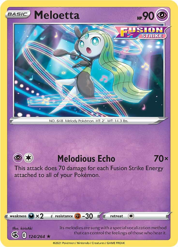 Meloetta (124/264) [Sword & Shield: Fusion Strike] | Black Swamp Games