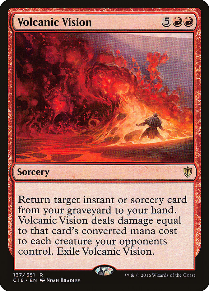 Volcanic Vision [Commander 2016] | Black Swamp Games