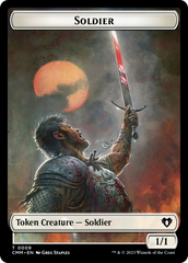 Soldier // Ogre Double-Sided Token [Commander Masters Tokens] | Black Swamp Games