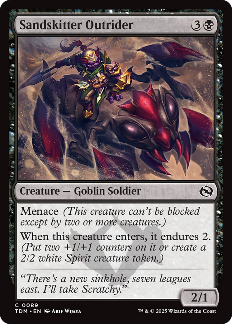 Sandskitter Outrider [Tarkir: Dragonstorm] | Black Swamp Games