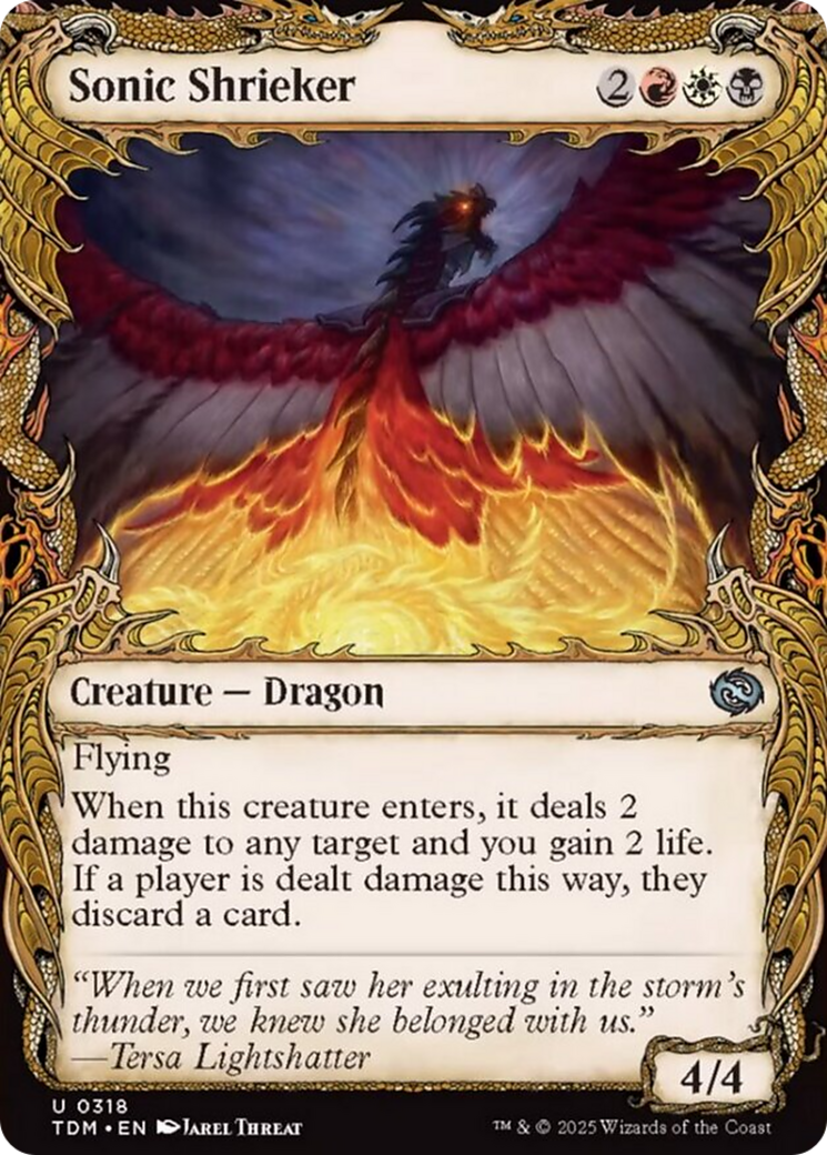 Sonic Shrieker (Showcase) [Tarkir: Dragonstorm] | Black Swamp Games