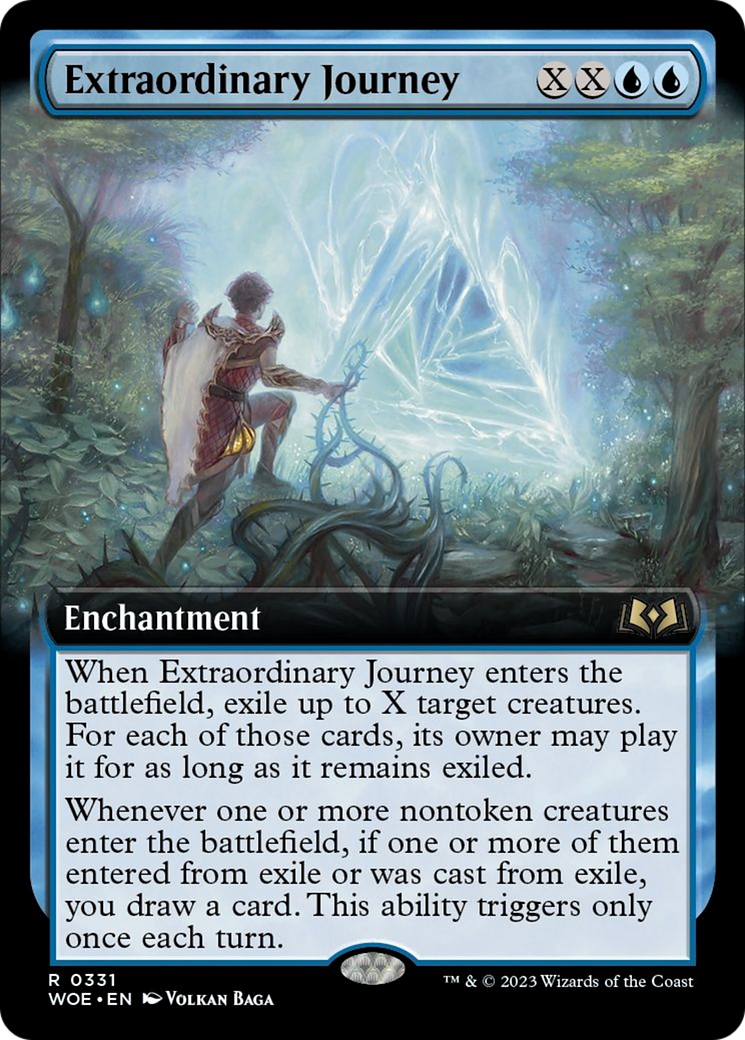 Extraordinary Journey (Extended Art) [Wilds of Eldraine] | Black Swamp Games