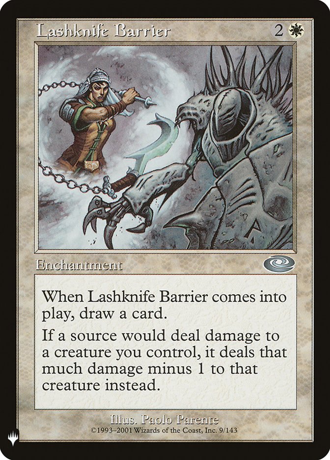 Lashknife Barrier [Mystery Booster] | Black Swamp Games