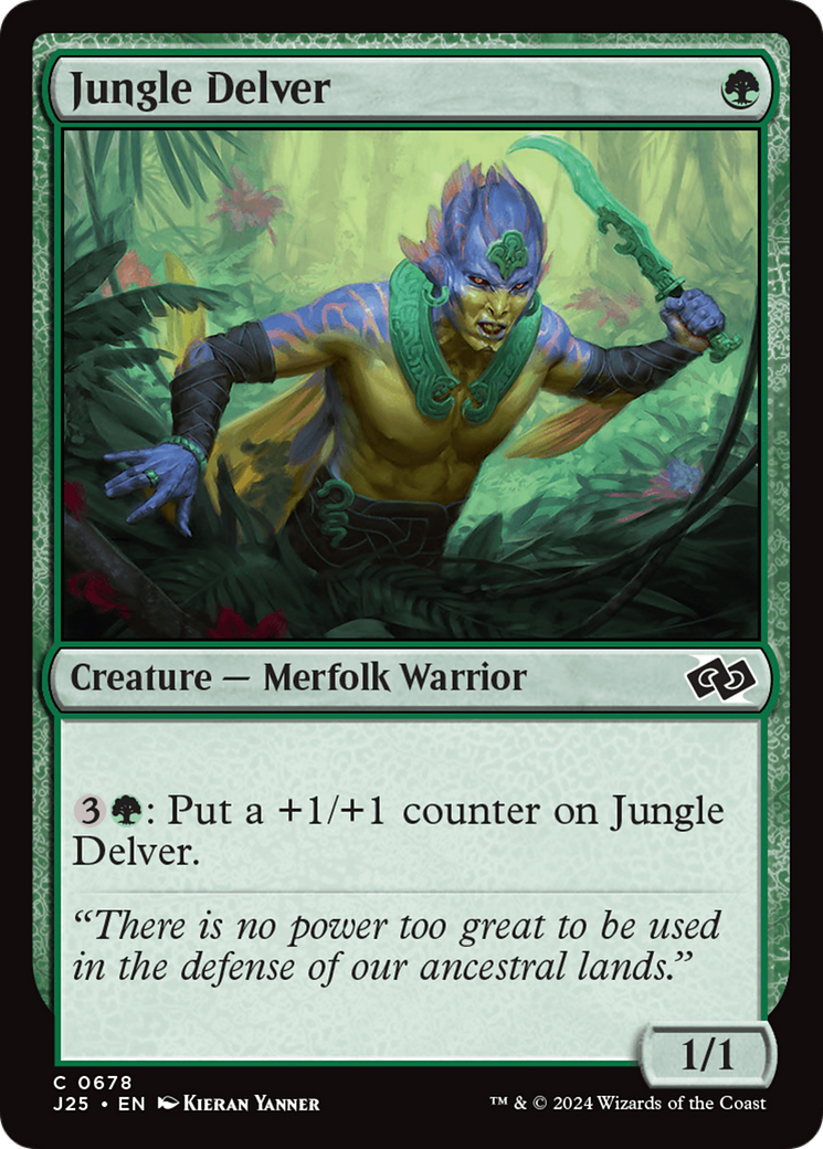 Jungle Delver [Foundations Jumpstart] | Black Swamp Games