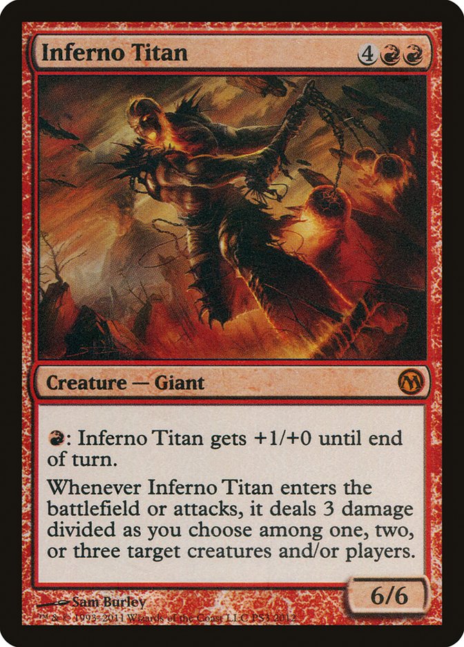 Inferno Titan (Duels of the Planeswalkers Promos) [Duels of the Planeswalkers Promos 2011] | Black Swamp Games