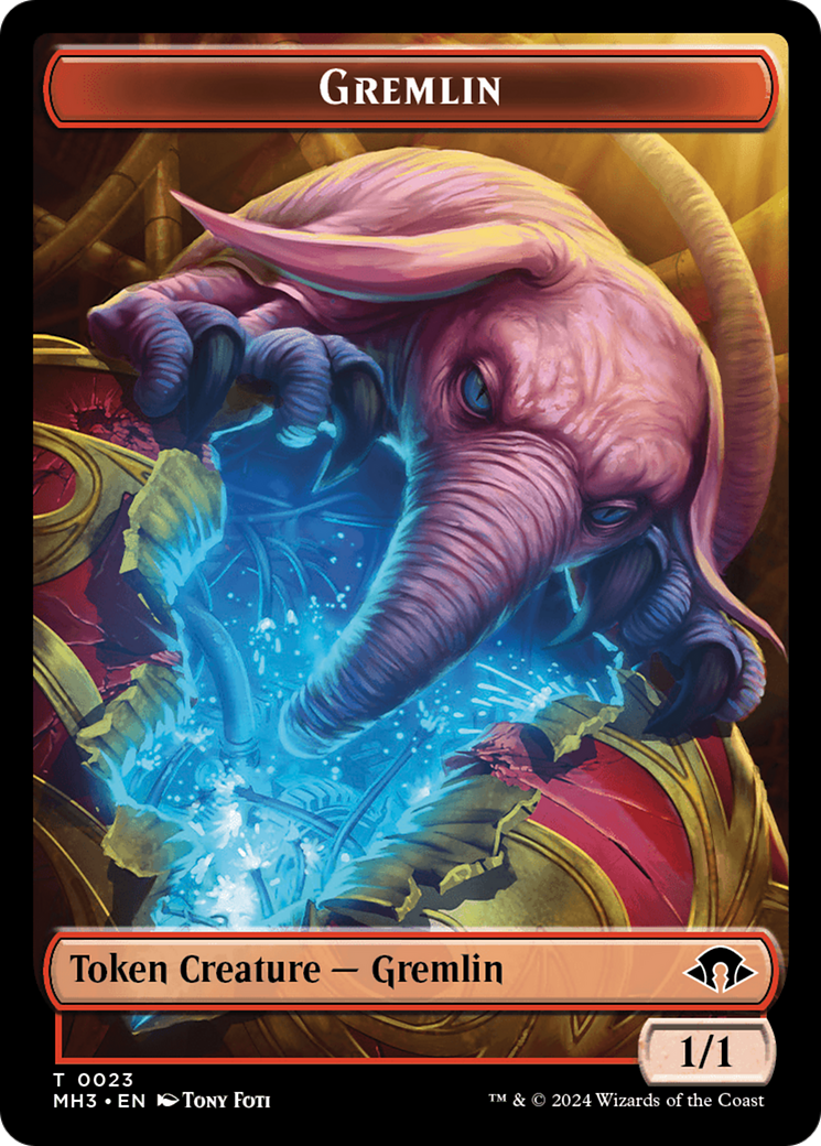 Gremlin Token [Modern Horizons 3 Tokens] | Black Swamp Games