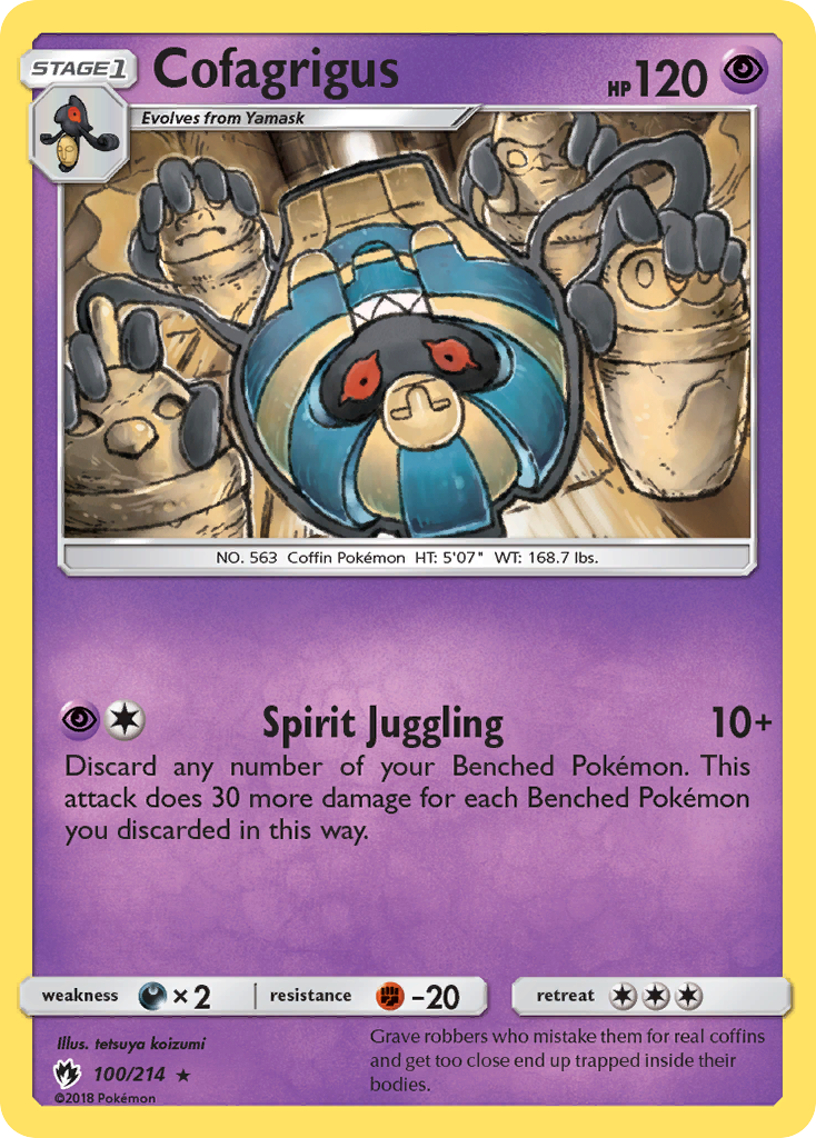 Cofagrigus (100/214) [Sun & Moon: Lost Thunder] | Black Swamp Games