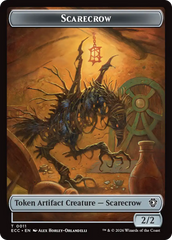 Copy // Scarecrow Double-Sided Token [Lorwyn Eclipsed Tokens] | Black Swamp Games
