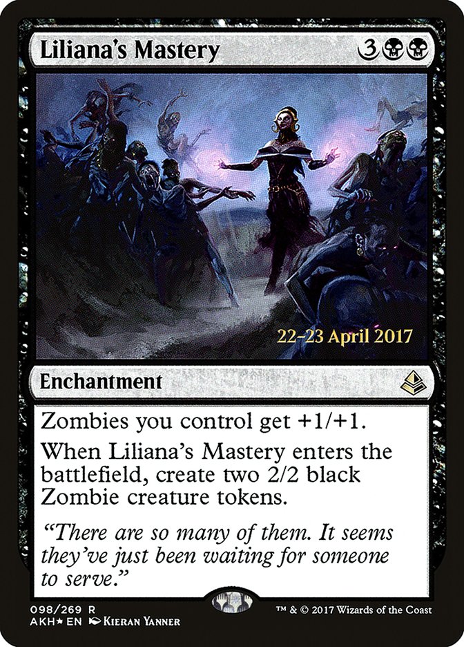 Liliana's Mastery [Amonkhet Prerelease Promos] | Black Swamp Games