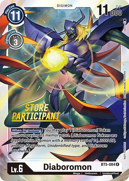 Diaboromon [BT5-084] (Store Participant) [Battle of Omni Promos] | Black Swamp Games