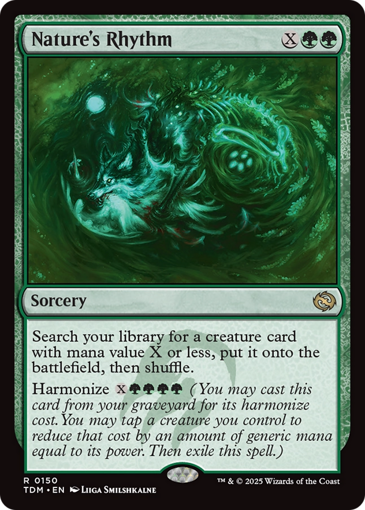 Nature's Rhythm [Tarkir: Dragonstorm] | Black Swamp Games