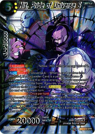 Hit, Pride of Universe 6 (SPR) (BT7-079) [Assault of the Saiyans] | Black Swamp Games