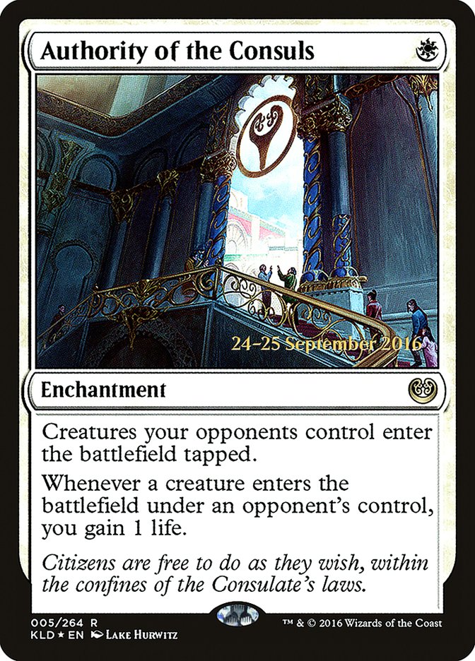 Authority of the Consuls [Kaladesh Prerelease Promos] | Black Swamp Games