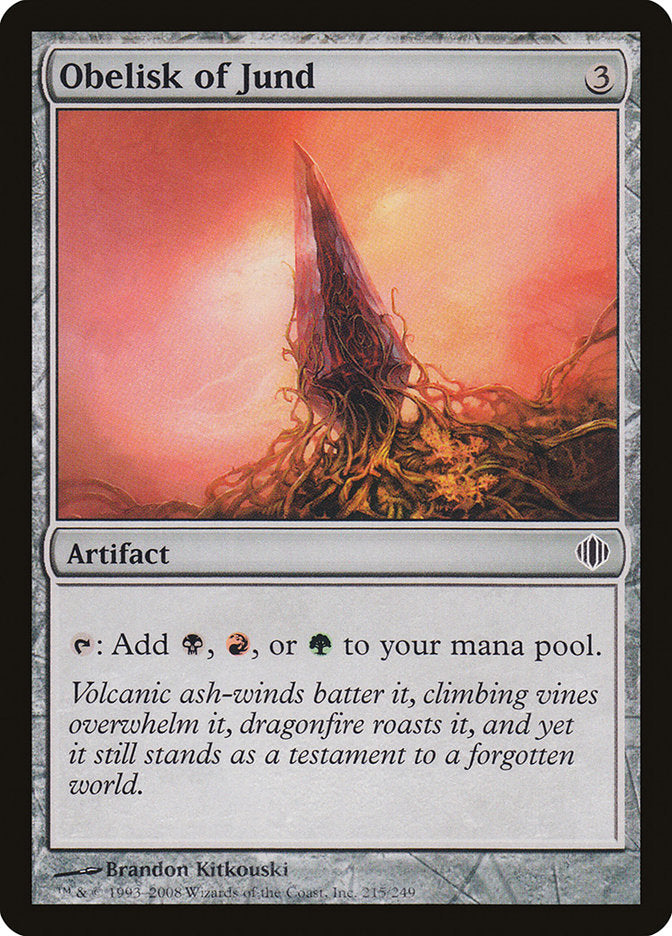 Obelisk of Jund [Shards of Alara] | Black Swamp Games