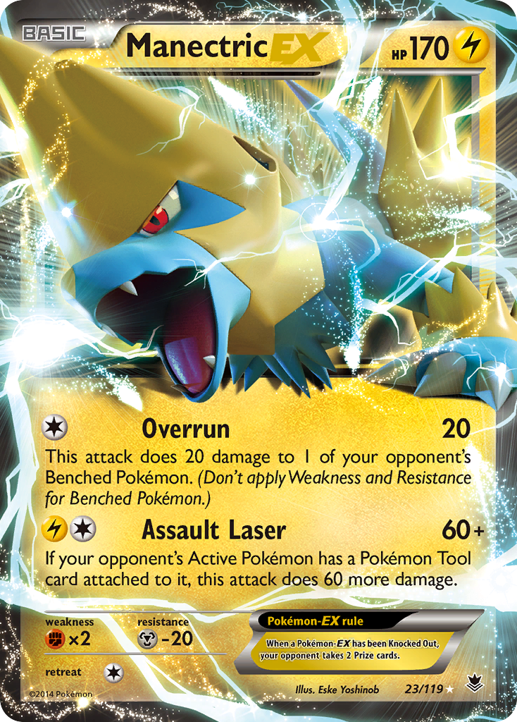 Manectric EX (23/119) [XY: Phantom Forces] | Black Swamp Games