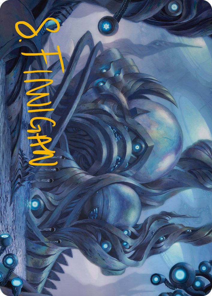 The Surgical Bay Art Card (Gold-Stamped Signature) [Phyrexia: All Will Be One Art Series] | Black Swamp Games