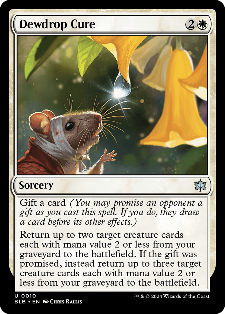 Dewdrop Cure [Bloomburrow] | Black Swamp Games