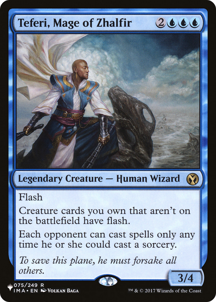 Teferi, Mage of Zhalfir [The List Reprints] | Black Swamp Games